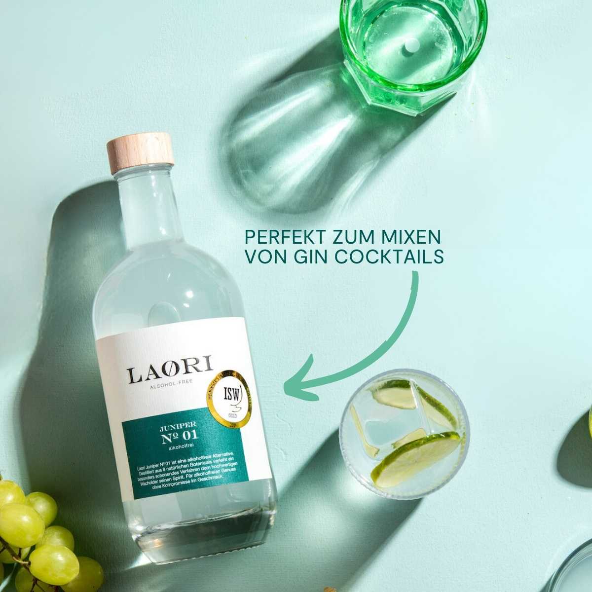 Mini tasting set: Laori Juniper Mini (0.05l) + Tonic Water - Not suitable for sale